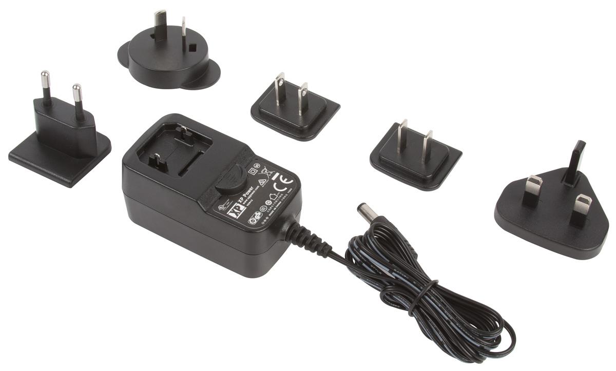 XP Power VER24 Steckernetzteil AC/DC-Adapter 24W, 100V ac, 12V dc / 2A, Universal-Stecker