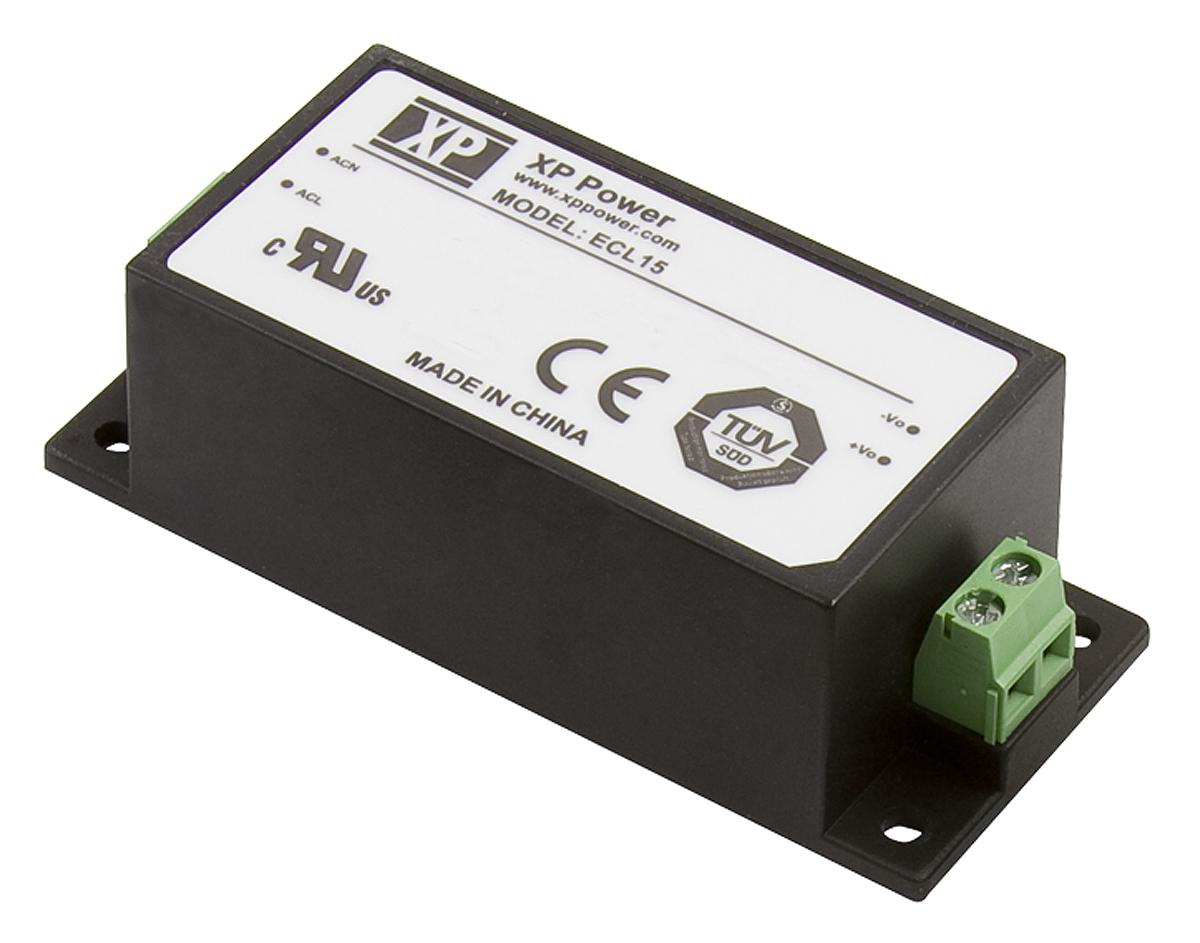 Produktfoto 1 von XP Power Schaltnetzteil, AUS 12V dc / 1.25A 15W, EIN 120 → 370 V dc, 85 → 264 V ac Gekapselt,