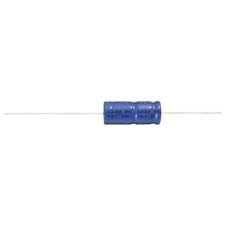 Vishay 021 ASM, THT Aluminium-Elektrolyt Kondensator 47μF ±20% / 40V dc, Ø 6mm x 10mm, +85°C