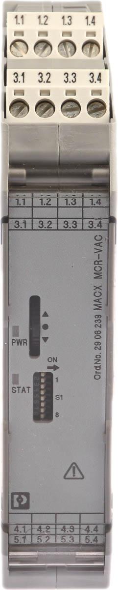 Phoenix Contact MACX MCR Signalwandler, Messwandler für Spannung 24V dc, Spannung 0 → 550V ac EIN / Strom,