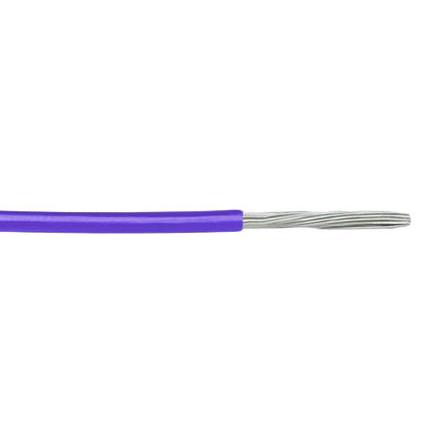 Produktfoto 1 von Alpha Wire Einzeladerleitung 0,25 mm², 24 AWG 305m Violett PVC isoliert Ø 1.42mm 7/0.20 mm Litzen UL1007