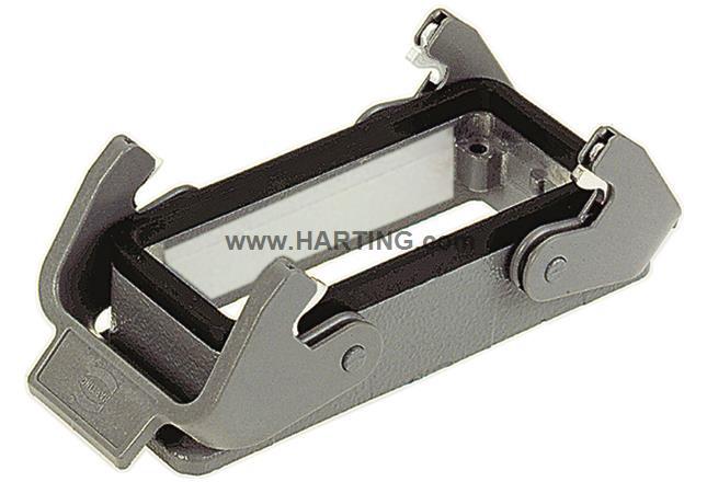 HARTING Han Hv E Doppelter Hebel, Kupferlegierung, Einbaumontage, IP65