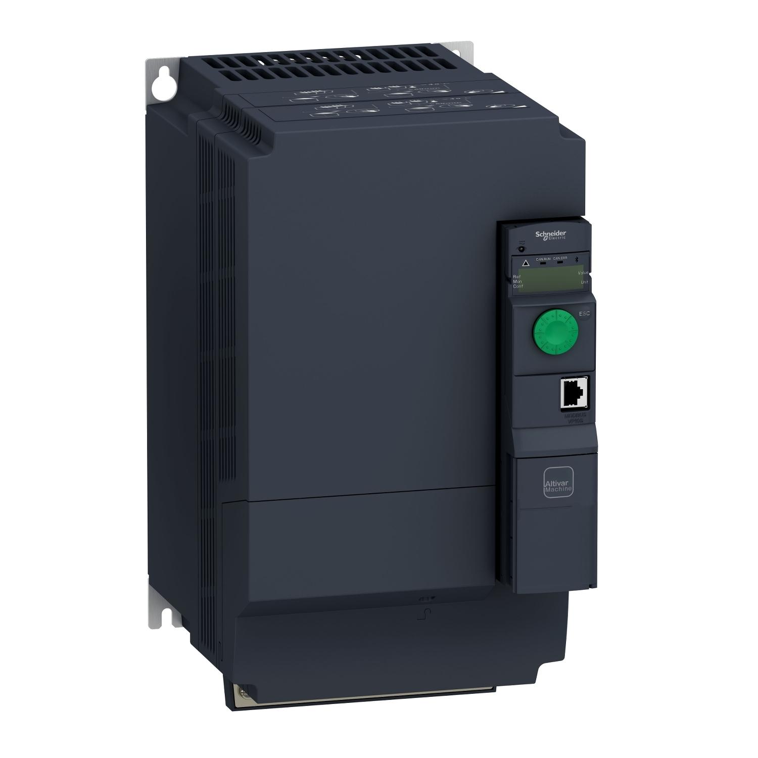 Produktfoto 1 von Schneider Electric ATV320, 3-Phasen Drehzahlgeregelter Antrieb 11 kW, 400 V ac / 36,6 A 0.1 → 599Hz