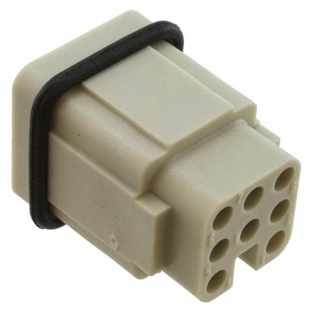 HARTING Han D Industrie-Steckverbinder Kontakteinsatz, 7-polig 10A Stecker