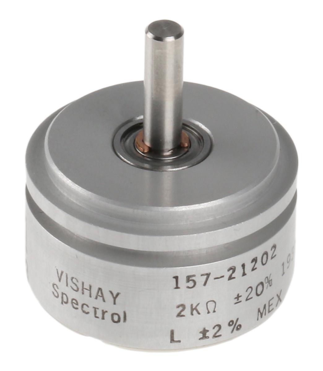 Vishay 157 Servo Montage  Dreh Potentiometer 2kΩ ±20% / 1W , Schaft-Ø 3,18 mm