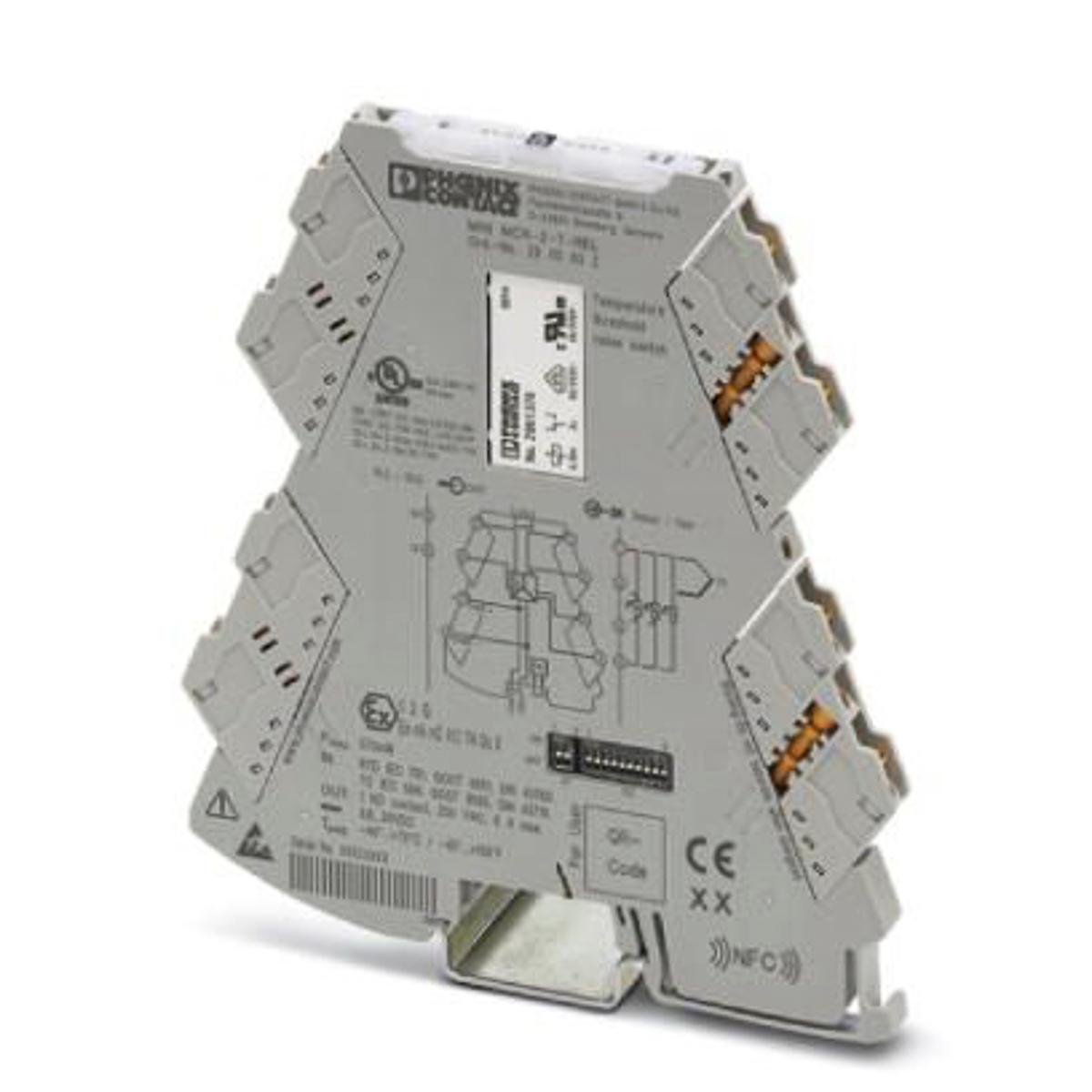 Produktfoto 1 von Phoenix Contact MINI MCR Signalwandler, Temperatur-Endschalter 24V dc, Widerstands-Temperaturfühler (RTD),