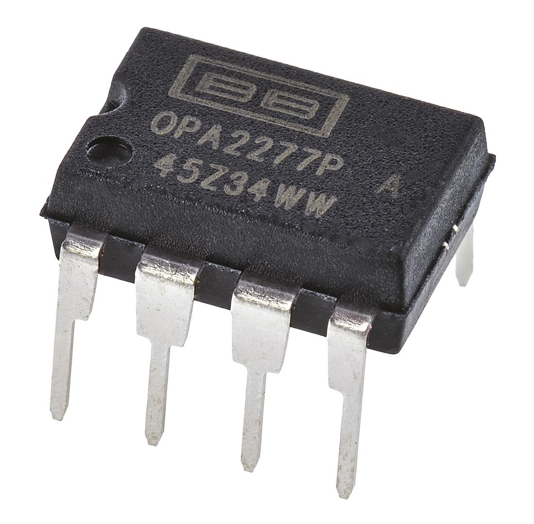 Produktfoto 1 von Texas Instruments Operationsverstärker Präzision THT PDIP, biplor typ. ±12 V, ±15 V, ±3 V, ±5 V, ±9 V, 8-Pin