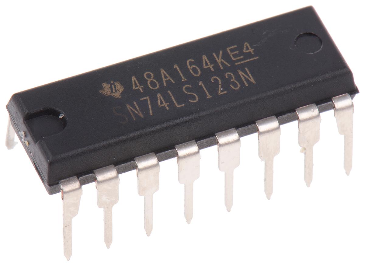 Produktfoto 1 von Texas Instruments Monostabiler Multivibrator, LS Monostabiler Kippstufe 2 Anz. Elem./ Chip 8mA L Pegel, -0.4mA H Pegel,