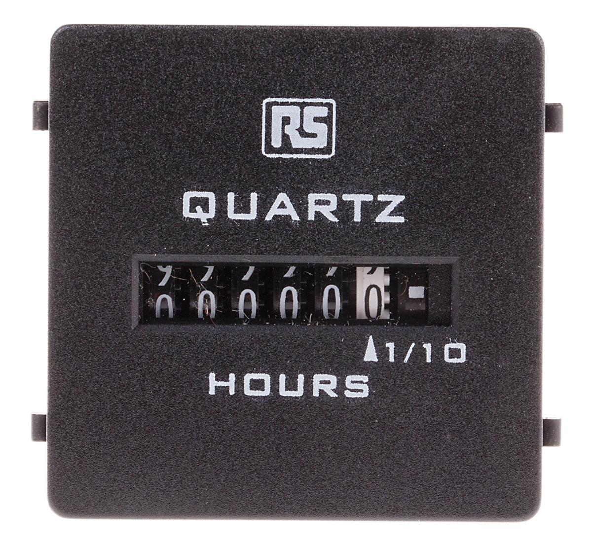 Produktfoto 1 von RS PRO Aufwärts Zähler Analog 6-stellig, Stunden, max. 50Hz, 10 → 80 V dc