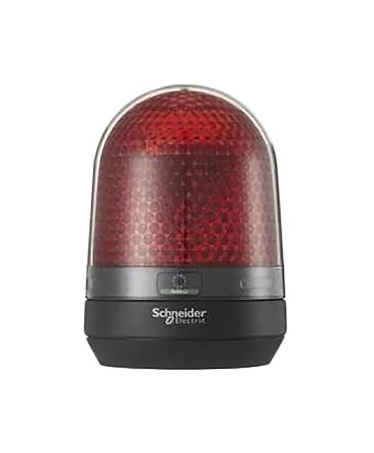 Produktfoto 1 von Schneider Electric Harmony XVR, LED, Dreh Signalleuchte Rot, 12 V dc, 24 V dc, Ø 100mm x 139mm