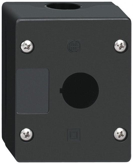 Schneider Electric Harmony XALG Steuerstation Leergehäuse, 1 x Ø 22mm, Schwarz, Kunststoff