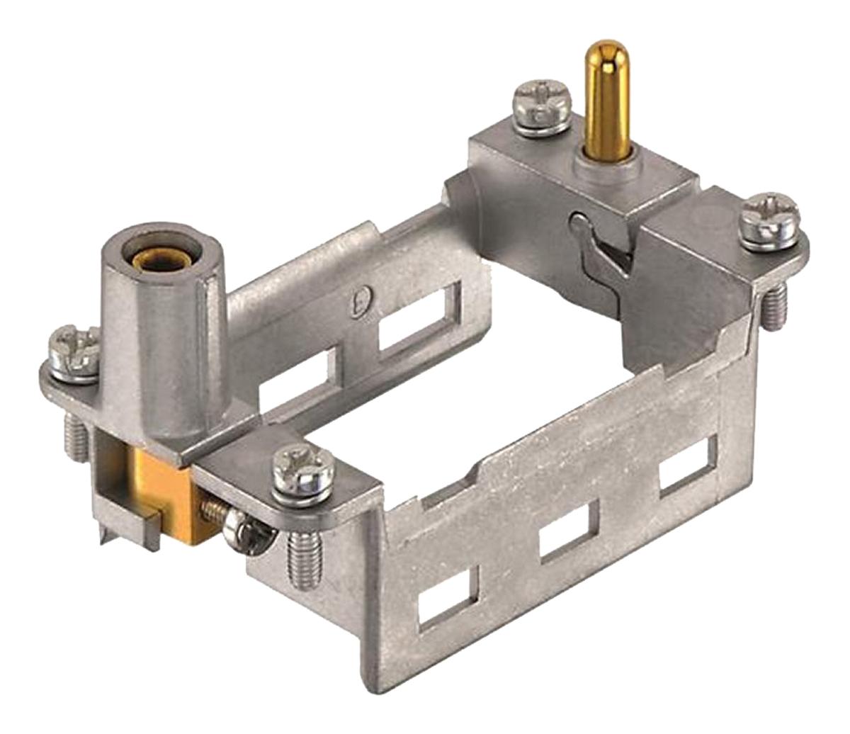 HARTING Han-Modular Scharnierrahmen für HMC-Steckverbinder mit 3 Modulen, Kapuze, Gehäuse