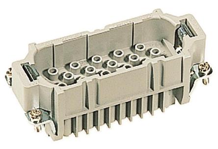 HARTING Han D HMC Industrie-Steckverbinder Kontakteinsatz, 40-polig 10A Stecker