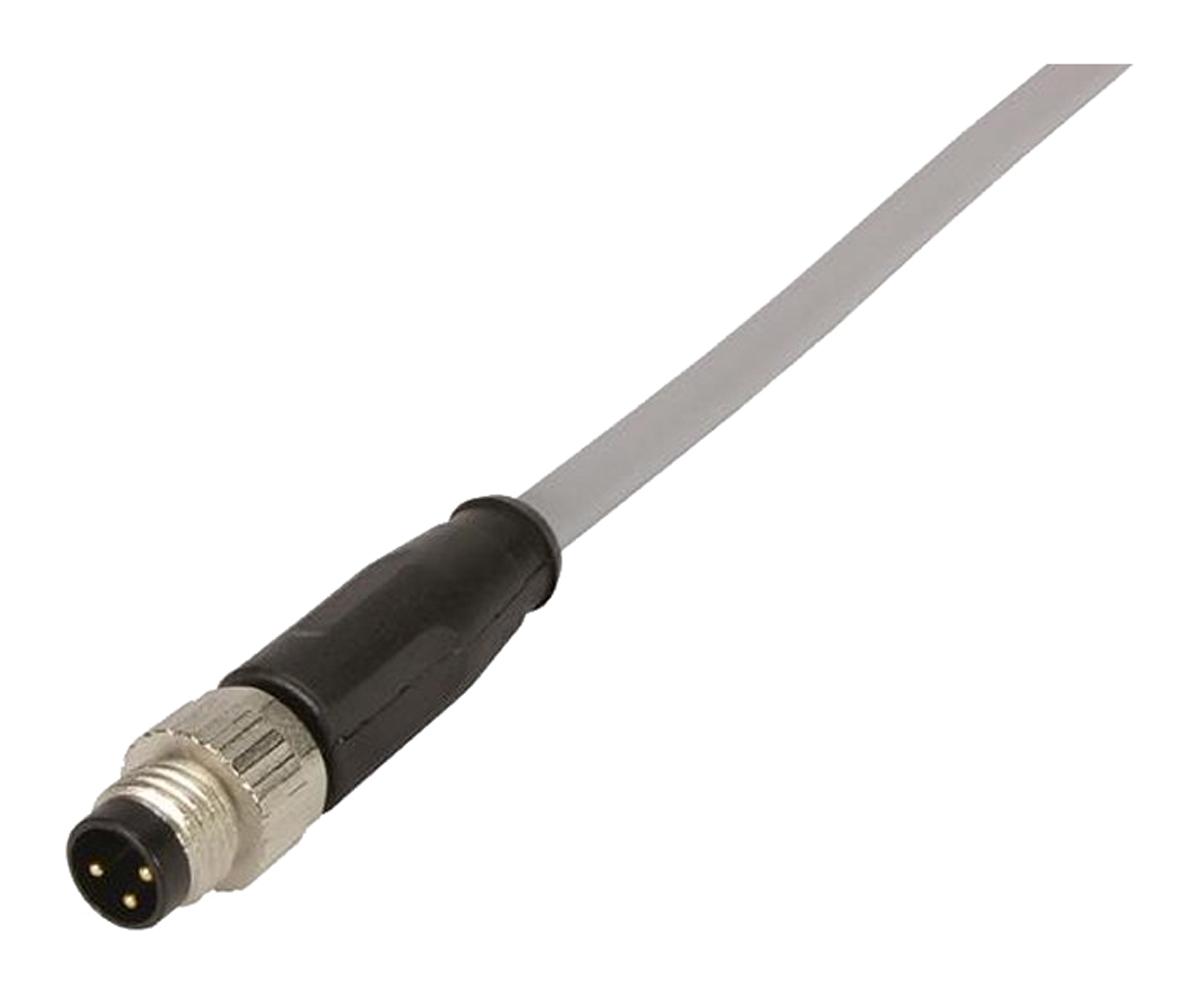 HARTING 2134 konfektioniertes Sensorkabel 3-adrig Stecker gerade / offenes Ende, Länge 10m