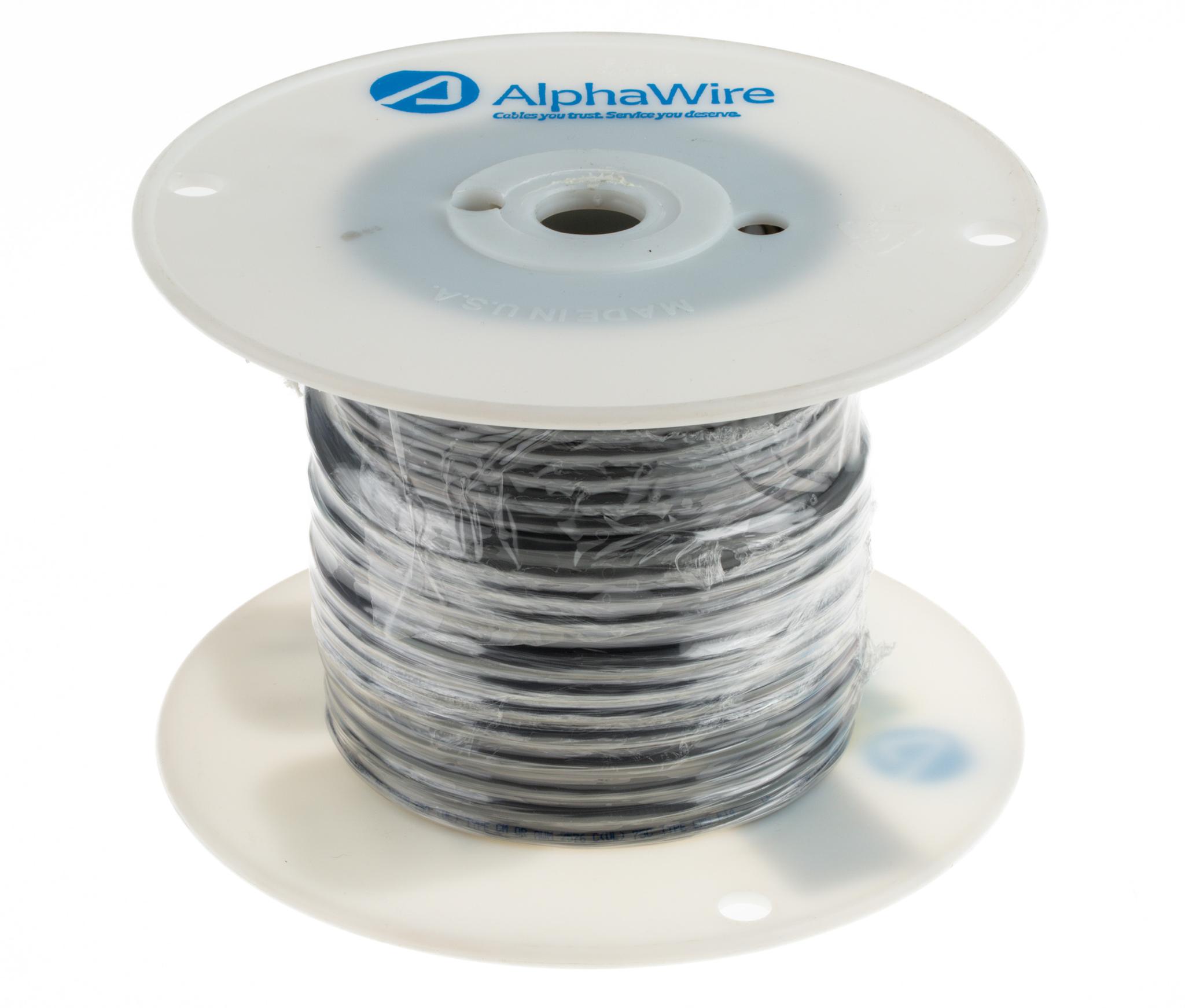 Produktfoto 1 von Alpha Wire Alpha Essentials Steuerkabel, 4-adrig x 0,35 mm² Grau, 30m, 22 AWG ungeschirmt