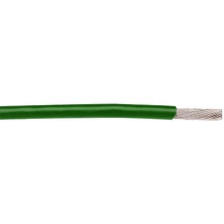 Produktfoto 1 von Alpha Wire Einzeladerleitung 0,03 mm², 32 AWG 30m Grün PTFE isoliert Ø 0.56mm 7/0,008 mm Litzen MIL-W-16878