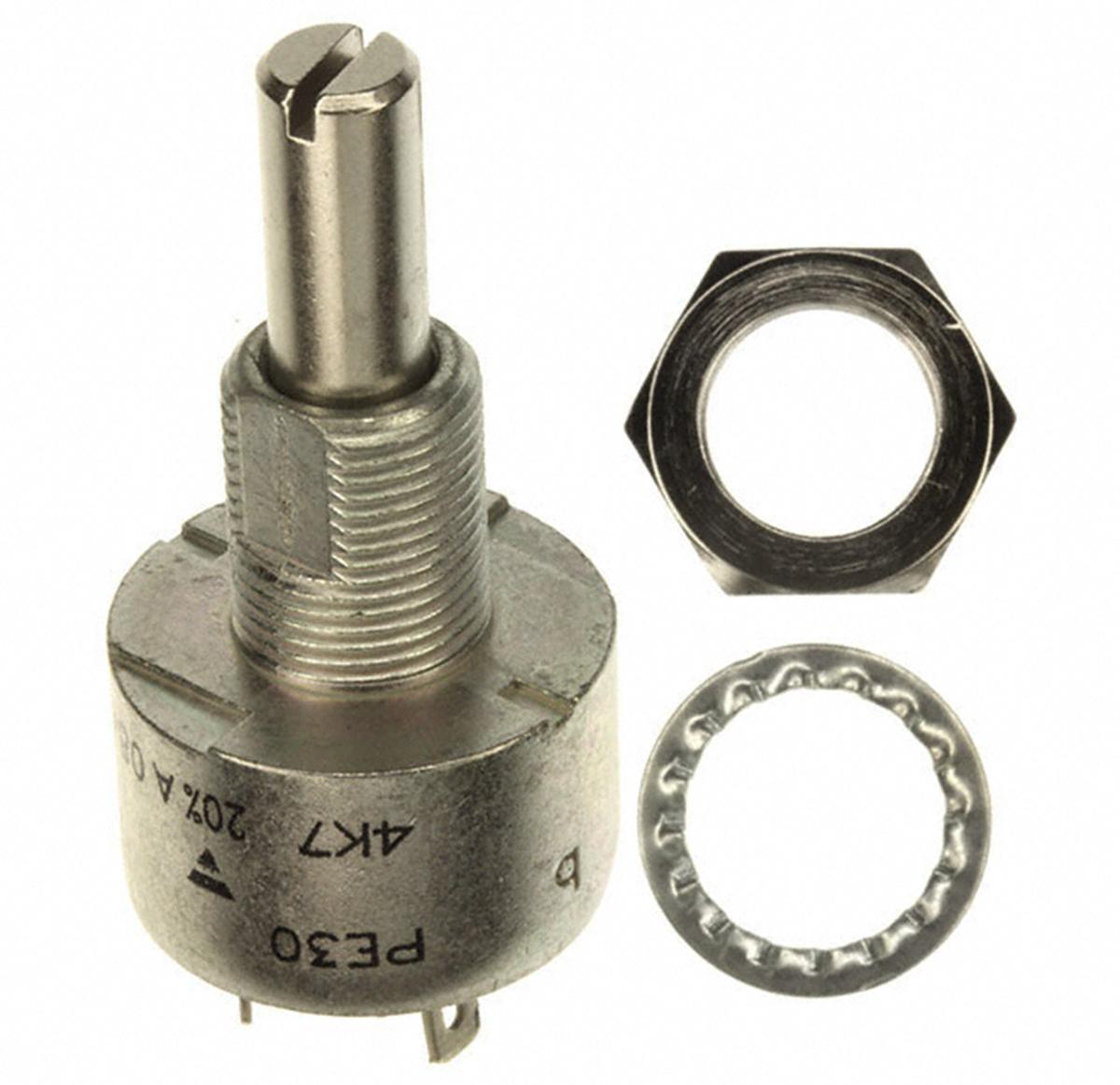 Produktfoto 1 von Vishay PE30 SMD Dreh Potentiometer 4.7kΩ ±20% / 3W, Schaft-Ø 6 mm