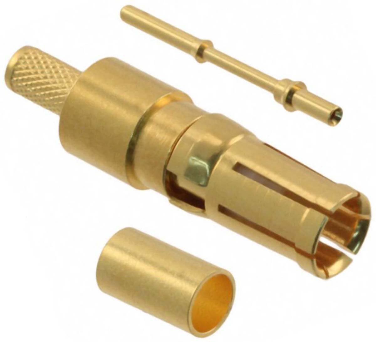 Produktfoto 1 von HARTING D-Sub Mixed Sub-D Steckverbinder Koaxialkontakt, Buchse, Crimpanschluss, Gold, 30 AWG → 24 AWG, Koaxial