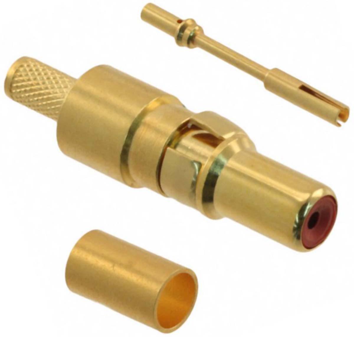 Produktfoto 1 von Harting D-Sub Mixed Sub-D Steckverbinder Koaxialkontakt, Stecker, Crimpanschluss, Gold, 30 AWG → 24 AWG, Koaxial