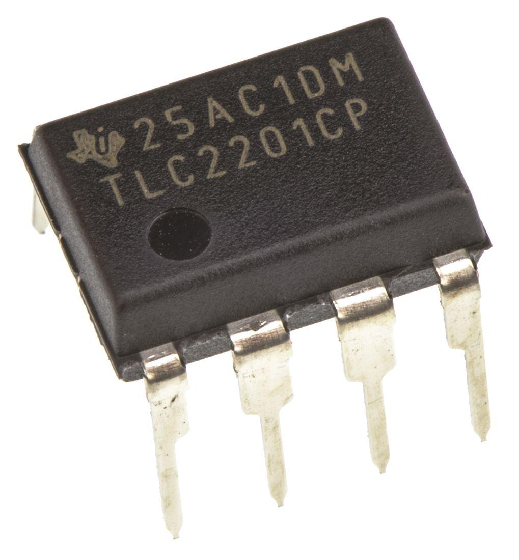 Produktfoto 1 von Texas Instruments Operationsverstärker Rauscharm, Precision THT PDIP, einzeln typ. 5 → 15 V, biplor typ. ±3 V,