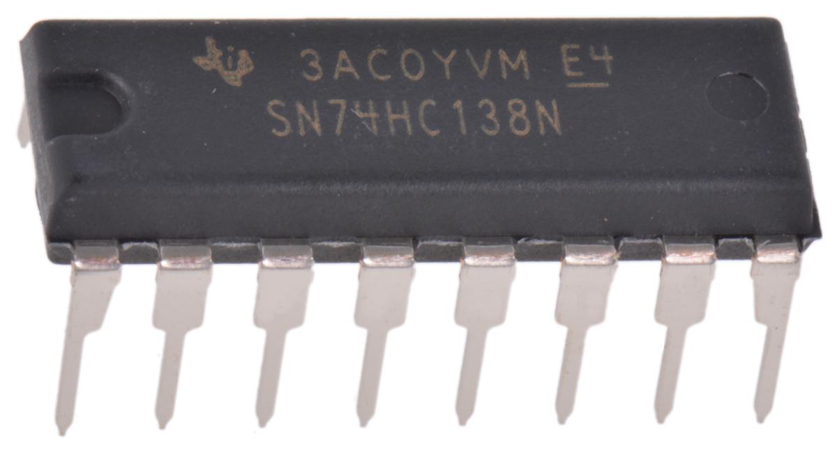 Produktfoto 1 von Texas Instruments Decoder THT PDIP 16-Pin 19.3 x 6.35 x 4.57mm