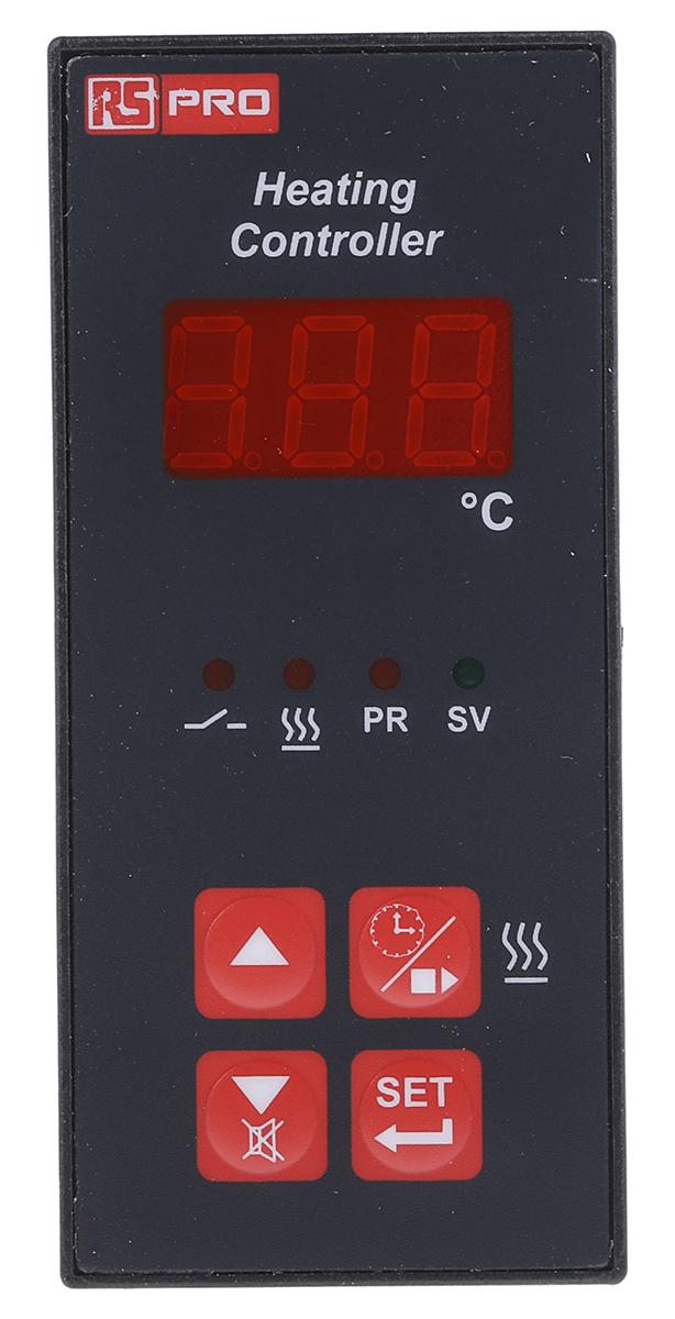 Produktfoto 1 von RS PRO Zweipunkt-Temperaturregler 1/16 DIN, 1 x Halbleiterrelais Ausgang/ Thermoelement Typ J Eingang, 230 V ac, 35 x