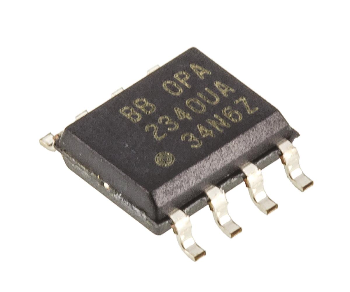 Produktfoto 1 von Texas Instruments Operationsverstärker Präzision SMD SOIC, einzeln typ. 3 V, 5 V, 8-Pin