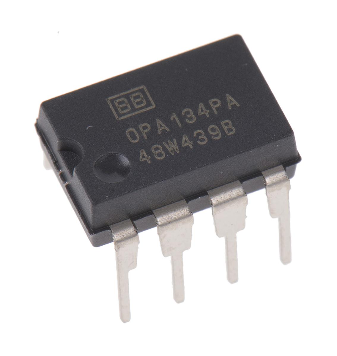 Produktfoto 1 von Texas Instruments Audio Verstärker Operationsverstärker 8MHz 86dB PDIP 8-Pin +85 °C