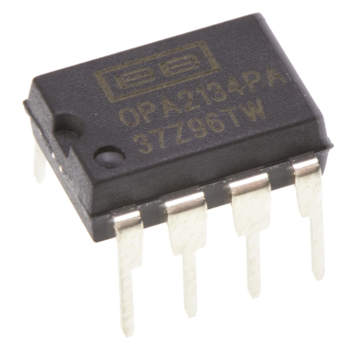 Produktfoto 1 von Texas Instruments Audio Verstärker Operationsverstärker 8MHz 86dB PDIP 8-Pin +85 °C