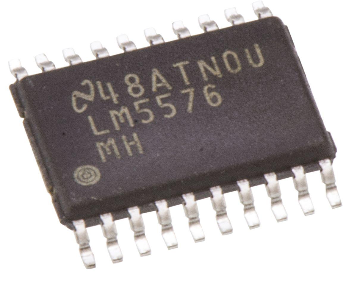 Produktfoto 1 von Texas Instruments Abwärtswandler 3A, Buck Controller 6 V / 75 V Einstellbar SMD 20-Pin